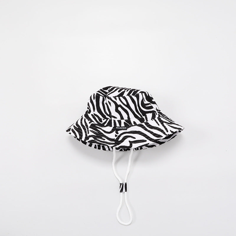 Wholesale Cotton Plaid Leopard Bucket Hat